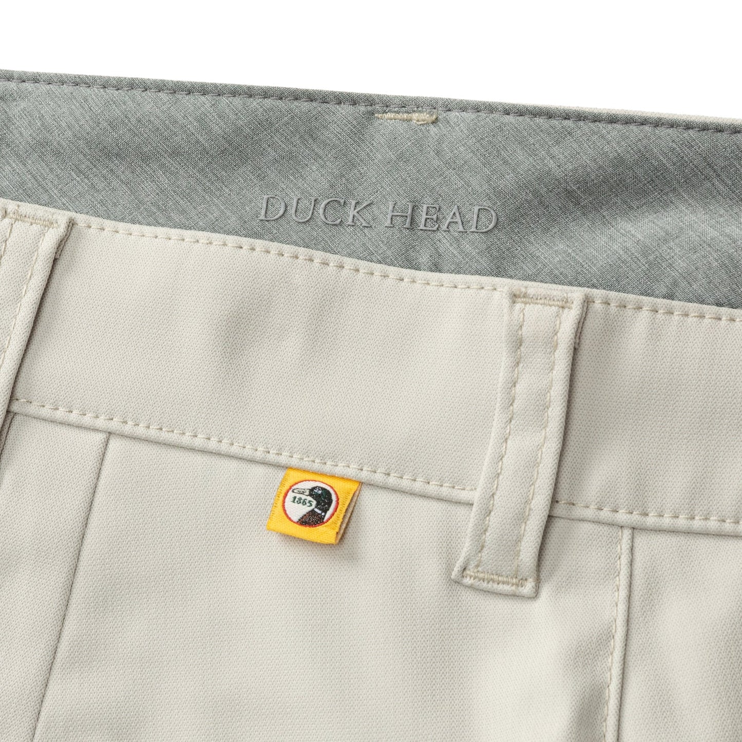 Duck Head 9" Long Drive Performance Short - Stone