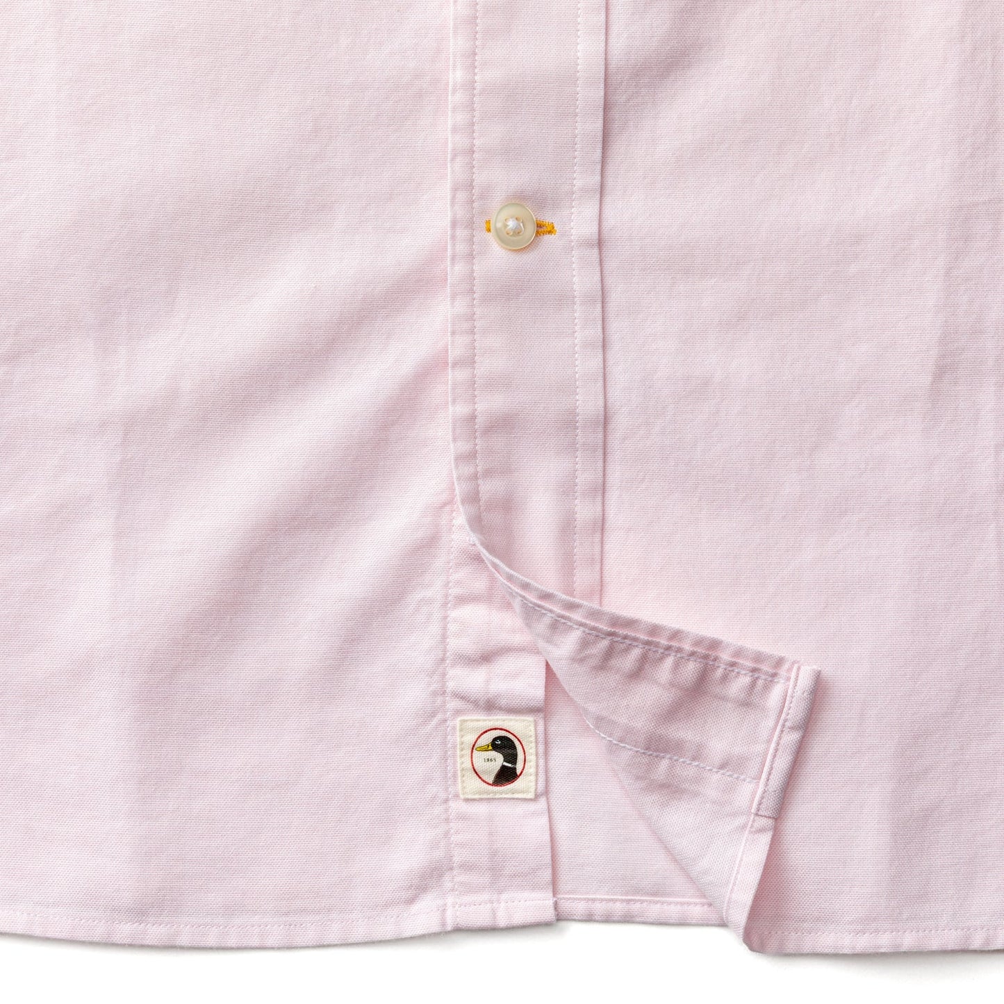 Duck Head Cotton Oxford Sport Shirt - Morris Solid - Pale Pink