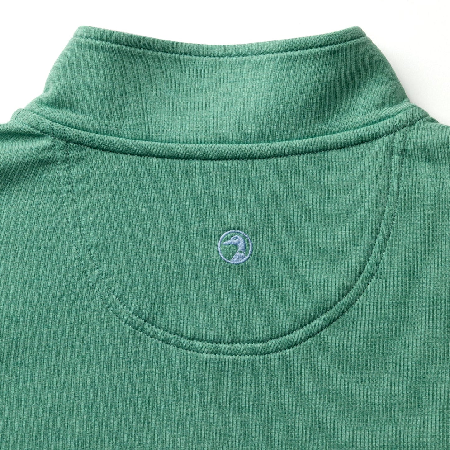 Duck Head Dunmore Performance 1/4 Zip Pullover - Aspen Green Heather
