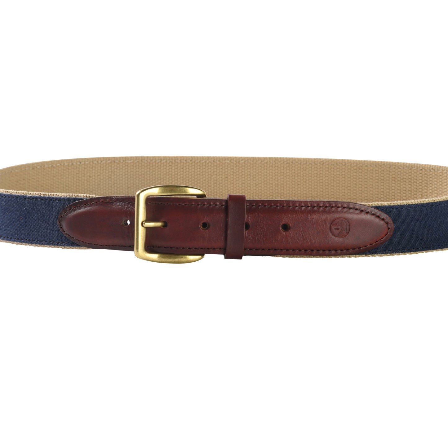 Duck Head Duck Head Waxed Canvas Belt - Navy