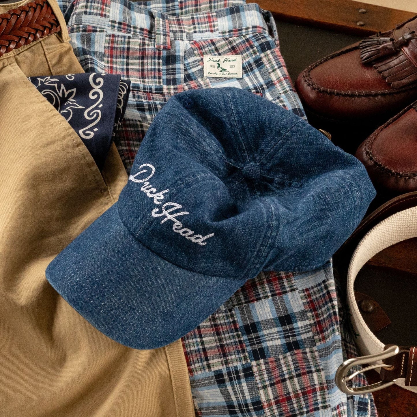 Duck Head Denim Chain Stitch Hat - 160th Anniversary Edition