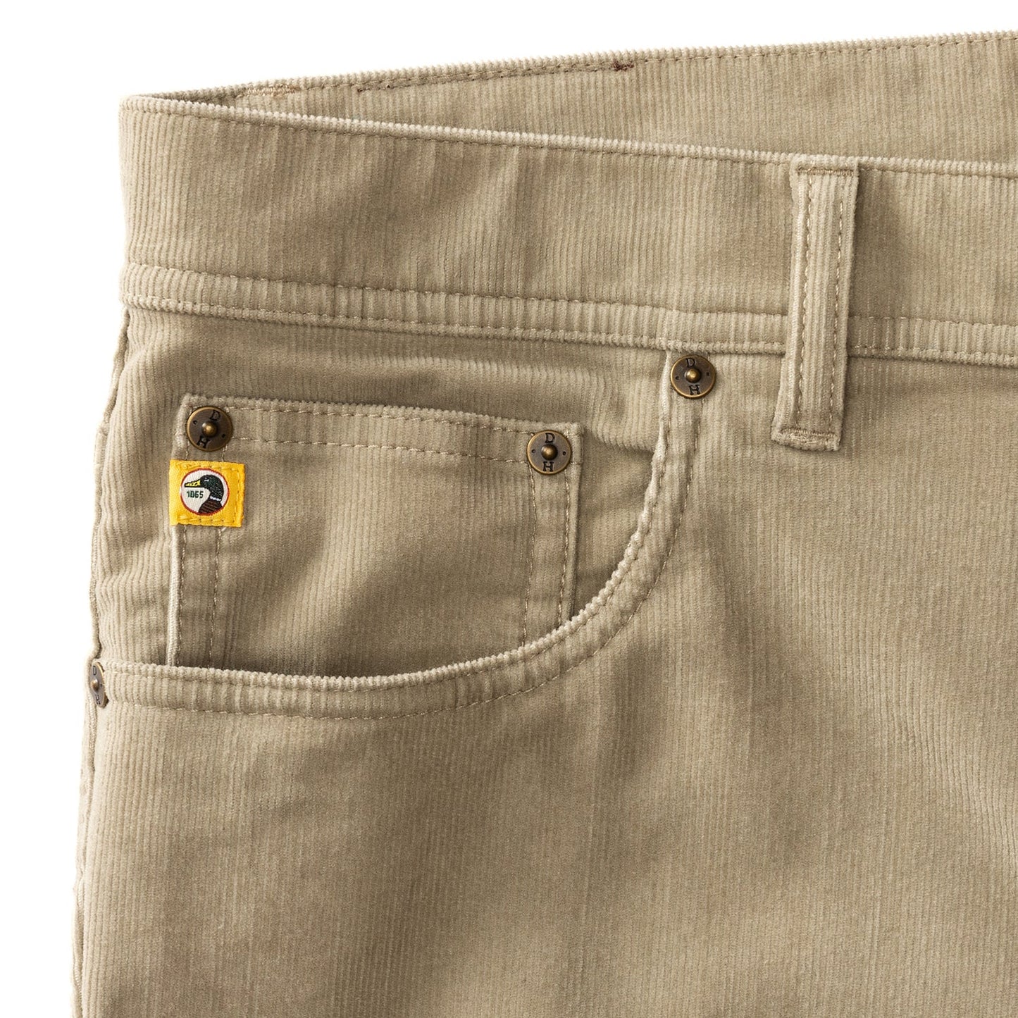 Duck Head Holston Corduroy Five-Pocket - Khaki