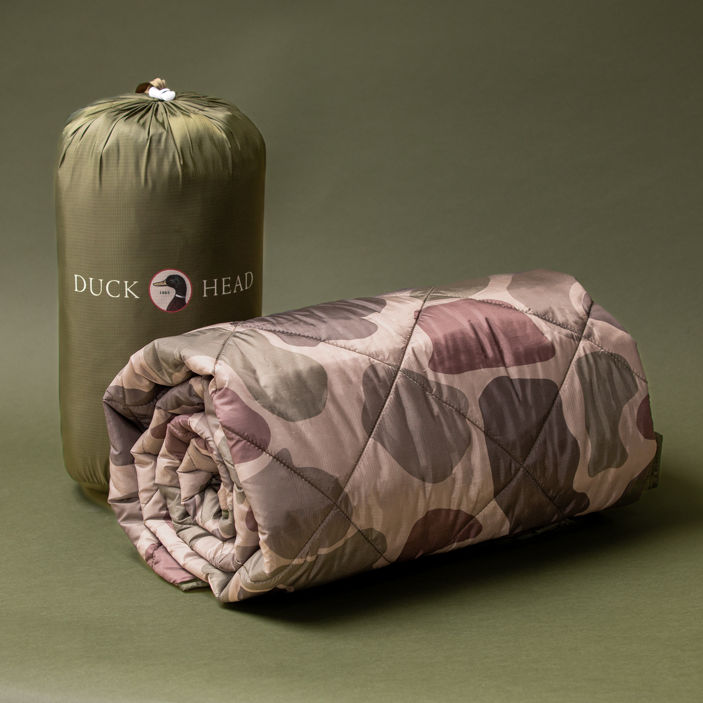Duck Head Camo Quilted Blanket