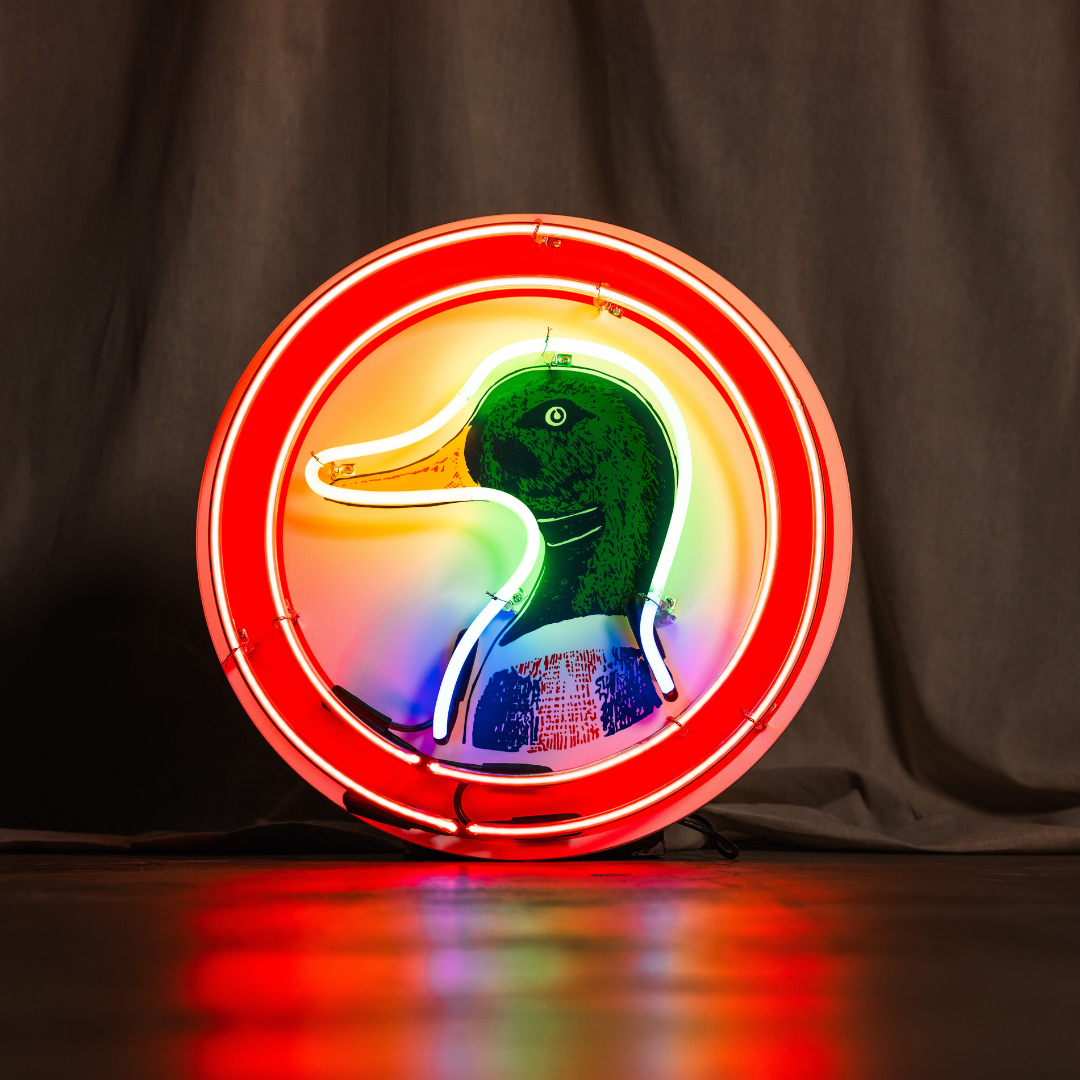 Duck Head Retro Duck Head Neon Sign