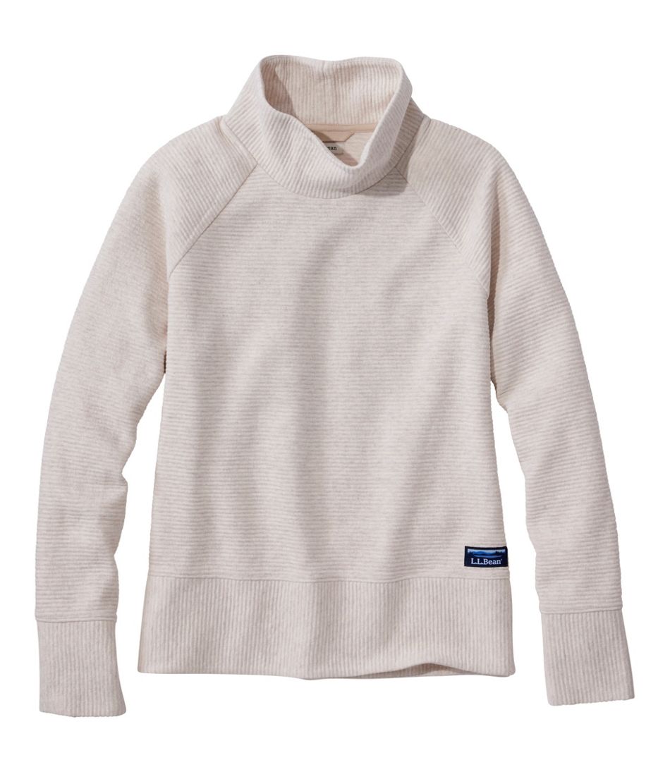 Women's Lakewashed Double-Knit Funnelneck | L.L.Bean sale