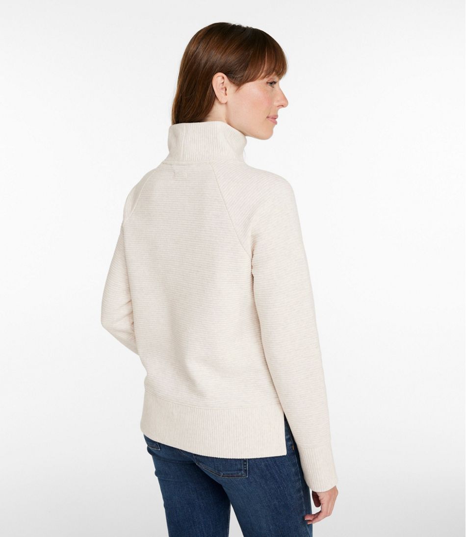 Women's Lakewashed Double-Knit Funnelneck | L.L.Bean sale