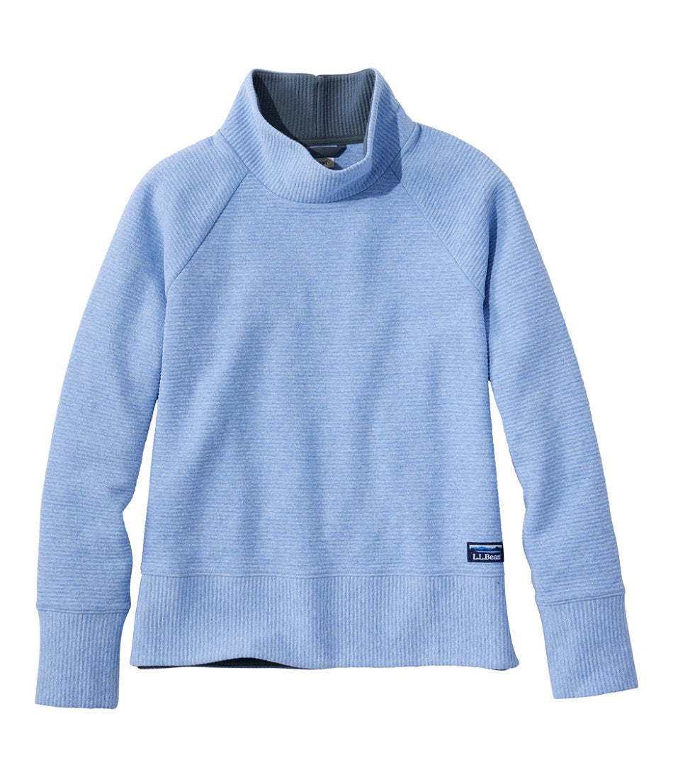 Women's Lakewashed Double-Knit Funnelneck | L.L.Bean sale