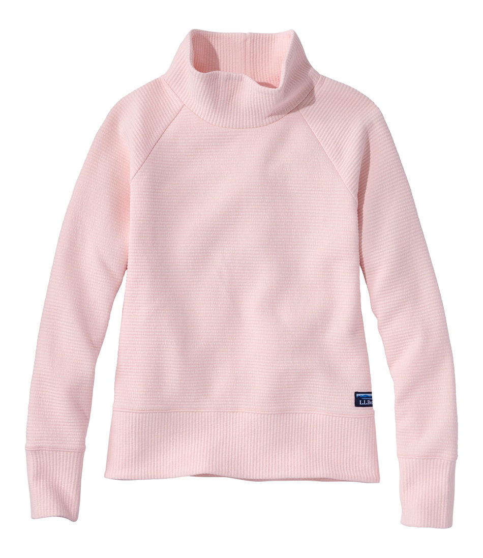 Women's Lakewashed Double-Knit Funnelneck | L.L.Bean sale