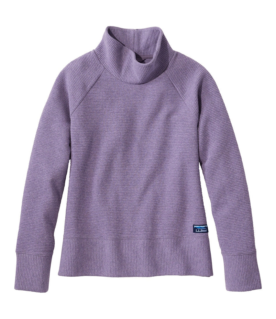 Women's Lakewashed Double-Knit Funnelneck | L.L.Bean sale