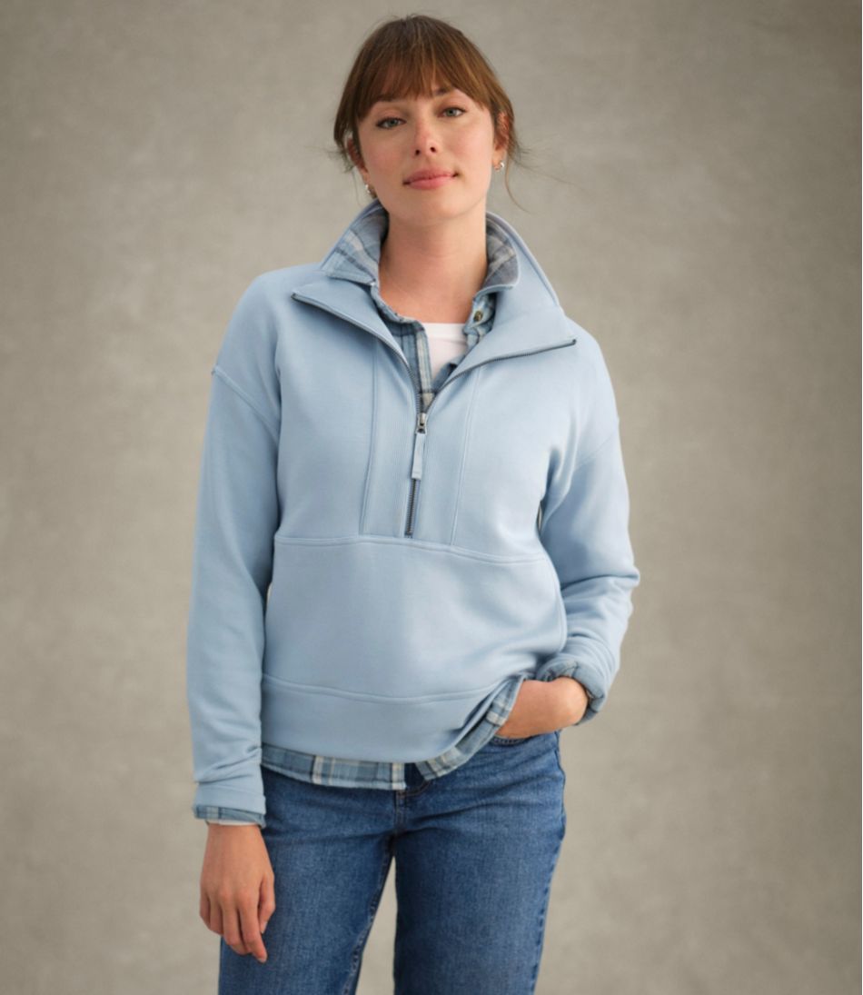 Women's L.L.Bean CloudSoft Top, Half-Zip Pullover | L.L.Bean for sale