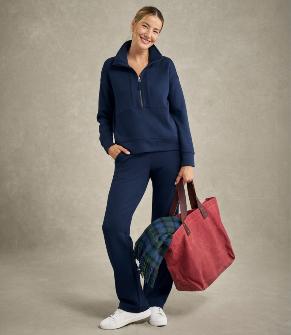 Women's L.L.Bean CloudSoft Top, Half-Zip Pullover | L.L.Bean for sale