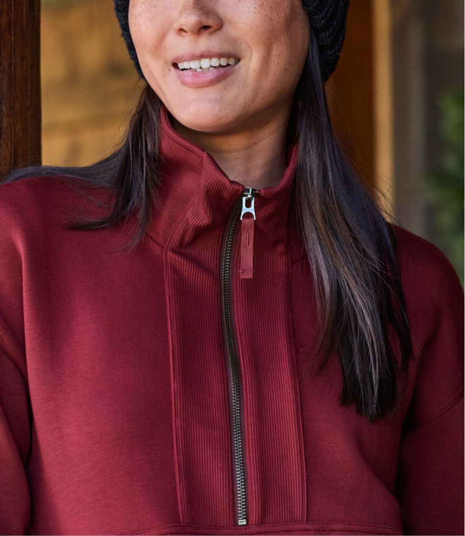 Women's L.L.Bean CloudSoft Top, Half-Zip Pullover | L.L.Bean for sale