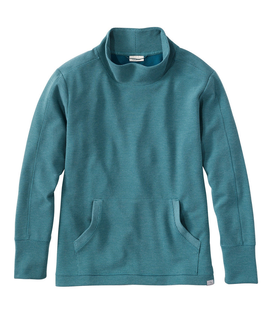 Women's Mountainside Micro Waffle Pullover | L.L.Bean for sale