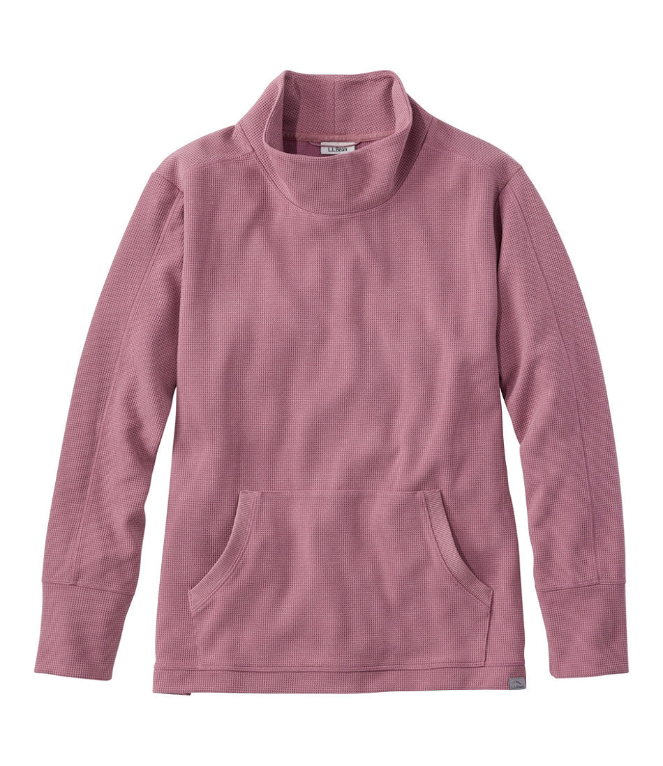 Women's Mountainside Micro Waffle Pullover | L.L.Bean for sale
