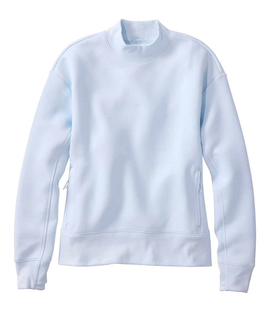 Women's Multisport Mockneck Pullover Sweatshirt | L.L.Bean on sale