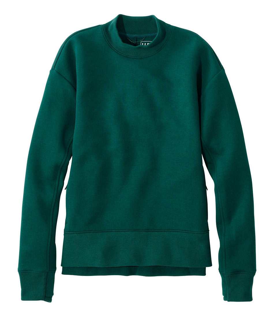 Women's Multisport Mockneck Pullover Sweatshirt | L.L.Bean on sale