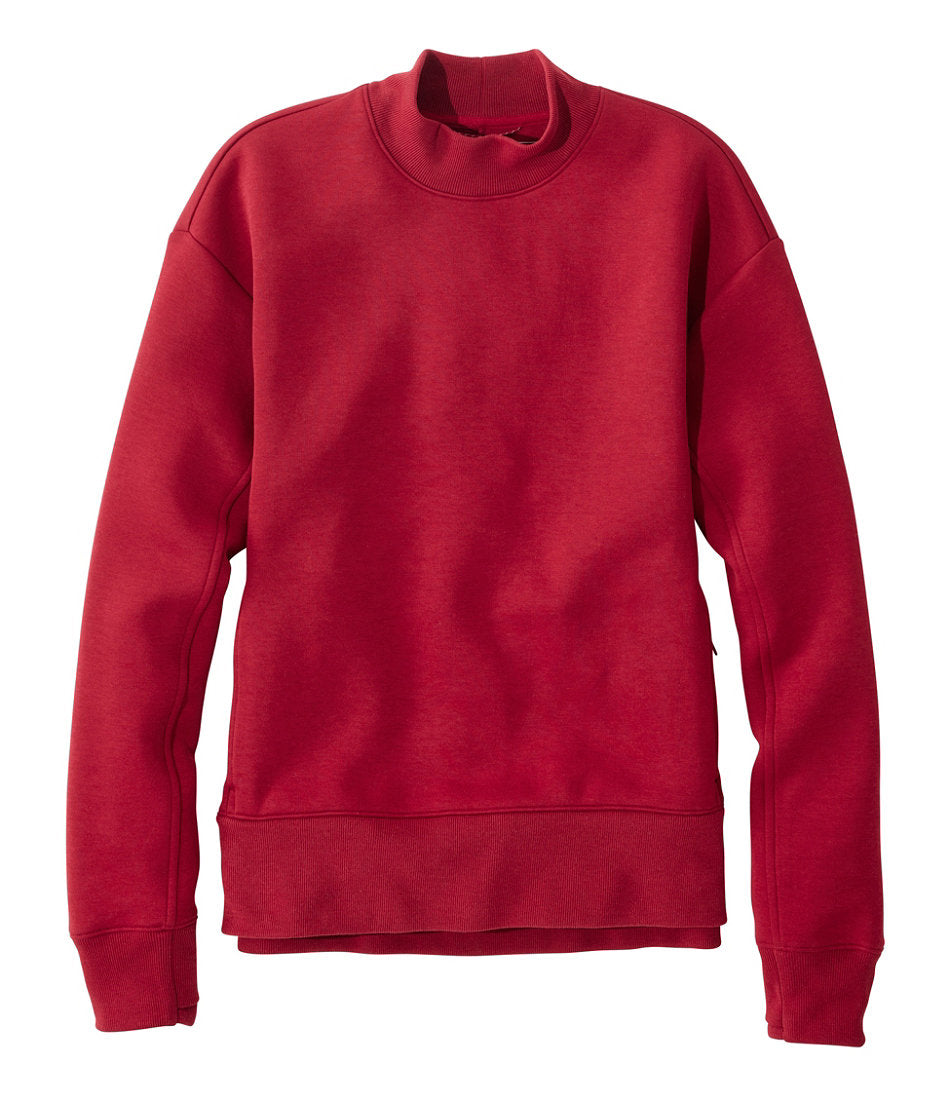 Women's Multisport Mockneck Pullover Sweatshirt | L.L.Bean on sale