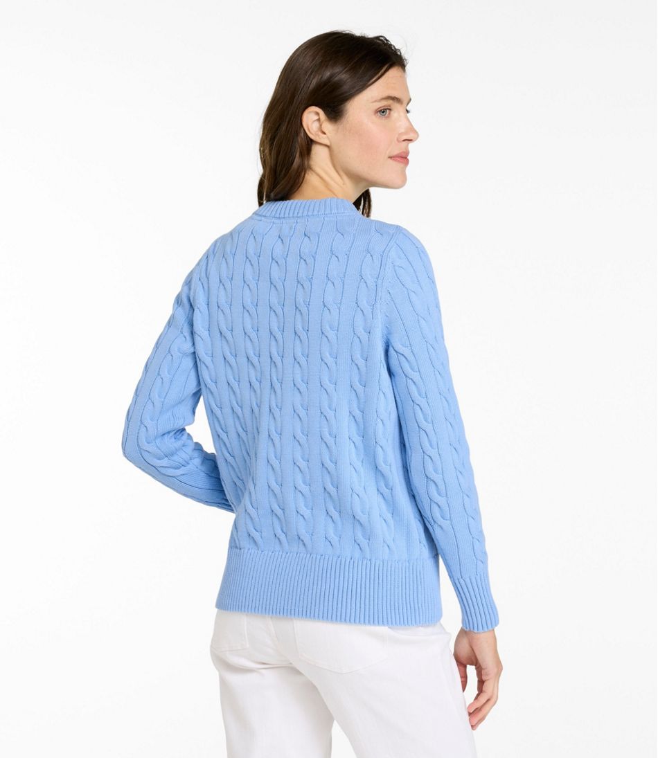 Women's The Original Double L® Sweater, Cable Crewneck | L.L.Bean near me