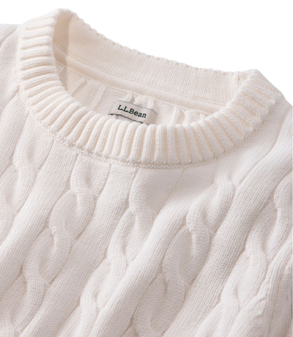 Women's The Original Double L® Sweater, Cable Crewneck | L.L.Bean near me