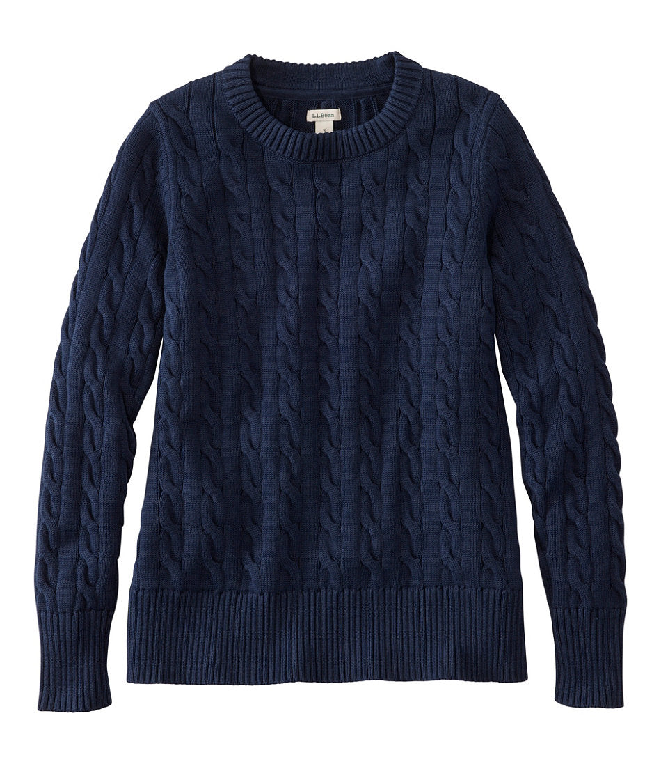 Women's The Original Double L® Sweater, Cable Crewneck | L.L.Bean near me