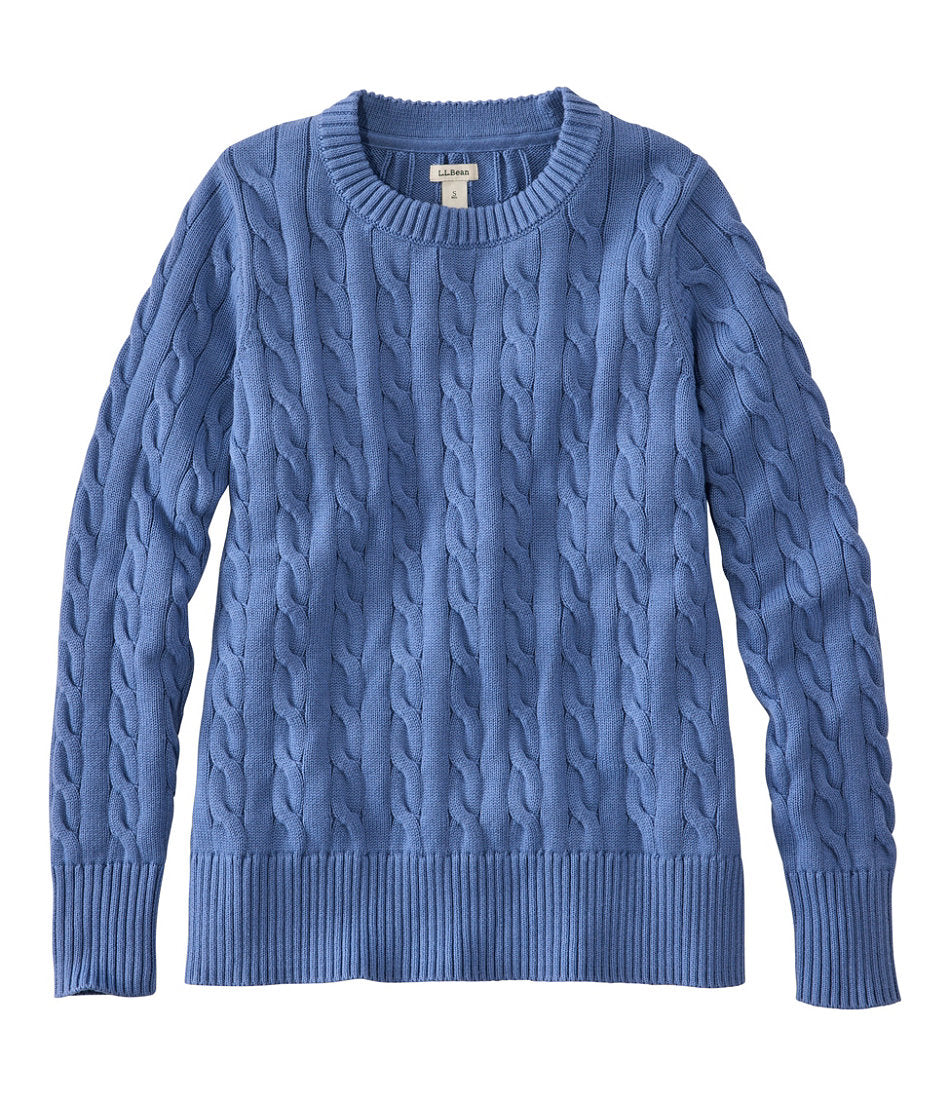 Women's The Original Double L® Sweater, Cable Crewneck | L.L.Bean near me