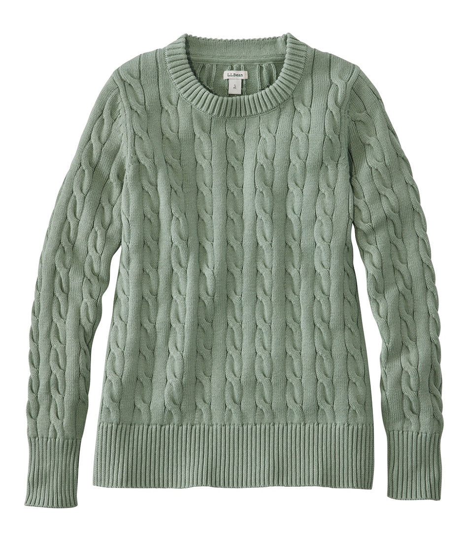 Women's The Original Double L® Sweater, Cable Crewneck | L.L.Bean near me