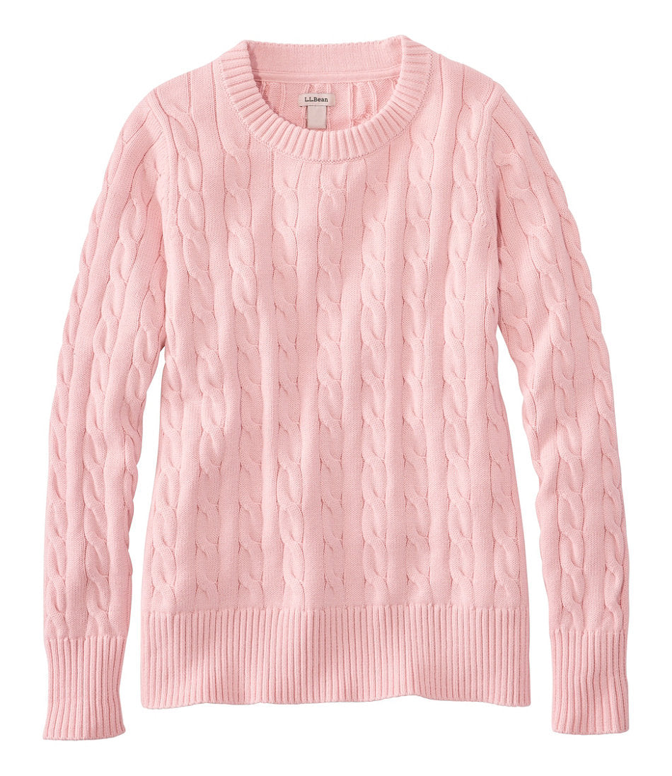 Women's The Original Double L® Sweater, Cable Crewneck | L.L.Bean near me