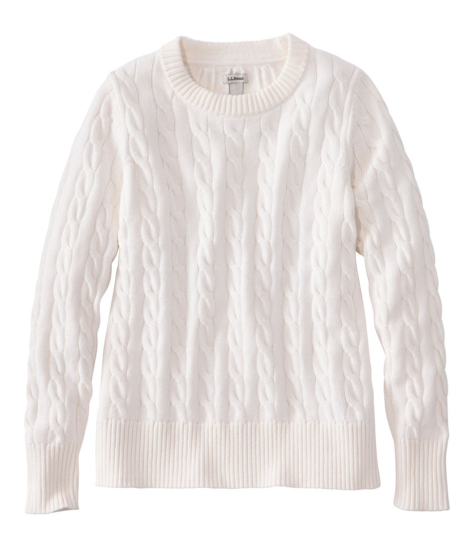 Women's The Original Double L® Sweater, Cable Crewneck | L.L.Bean near me