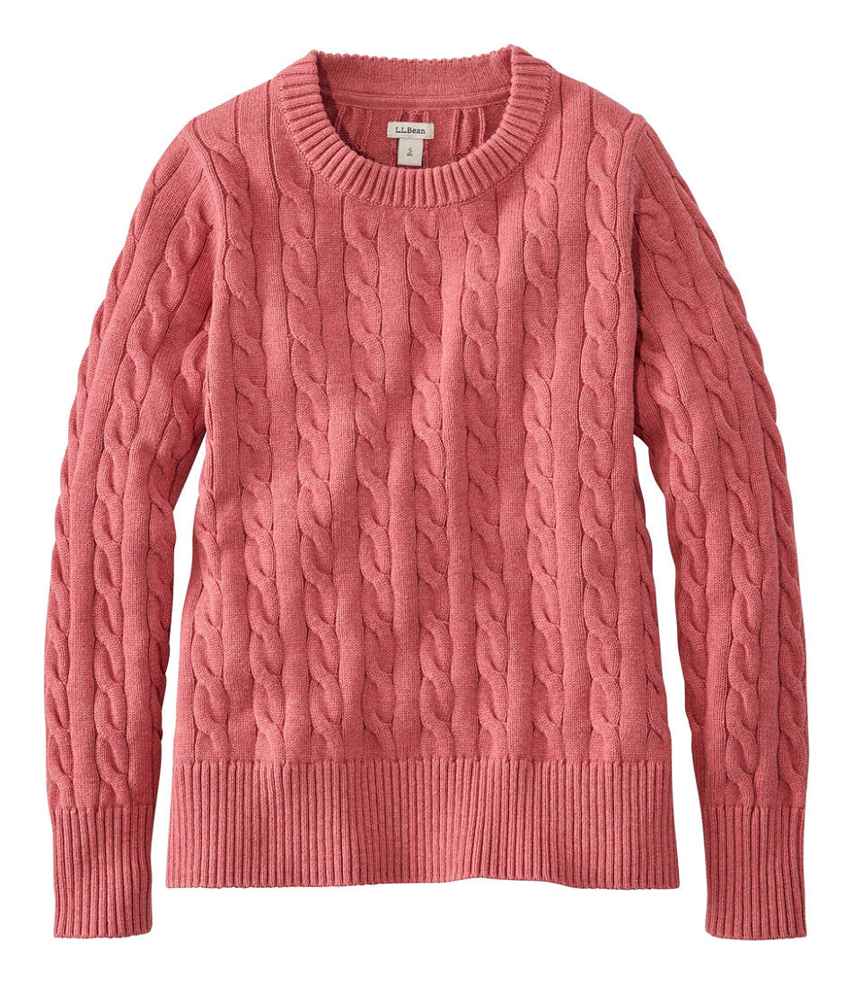 Women's The Original Double L® Sweater, Cable Crewneck | L.L.Bean near me