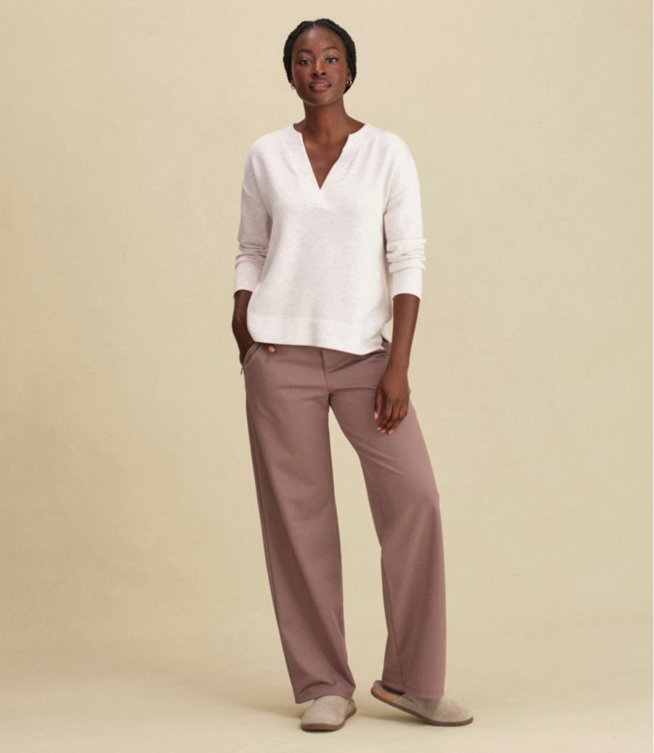 Women's Go-Anywhere Pants, High-Rise Wide-Leg | L.L.Bean discount