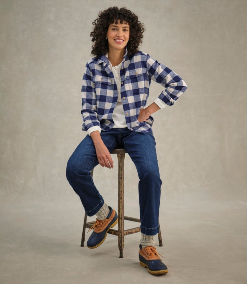 Women's 1912 Field Denim Pants, Mid-Rise Ankle Utility | L.L.Bean outlet
