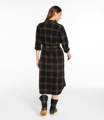 Women's Signature Camp Flannel Midi Dress | L.L.Bean for sale
