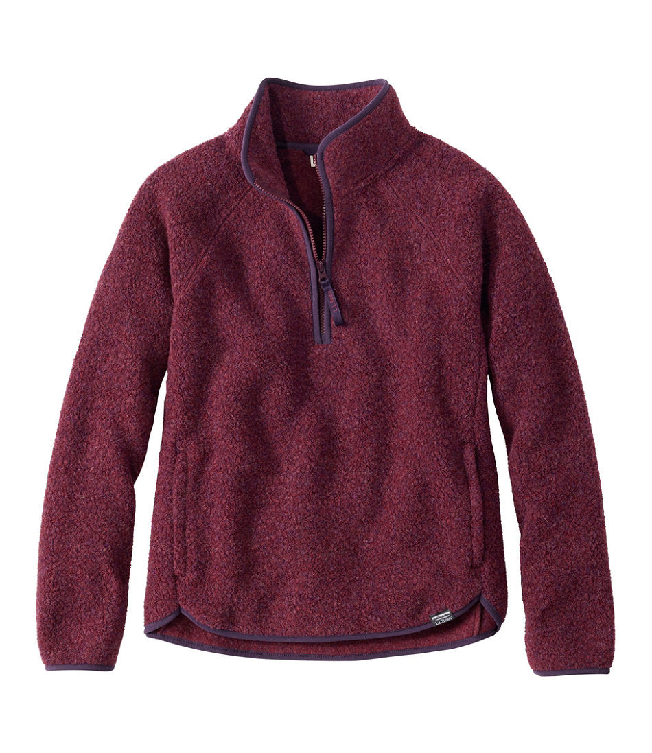 Women's All Season Wool Fleece Pullover | L.L.Bean online