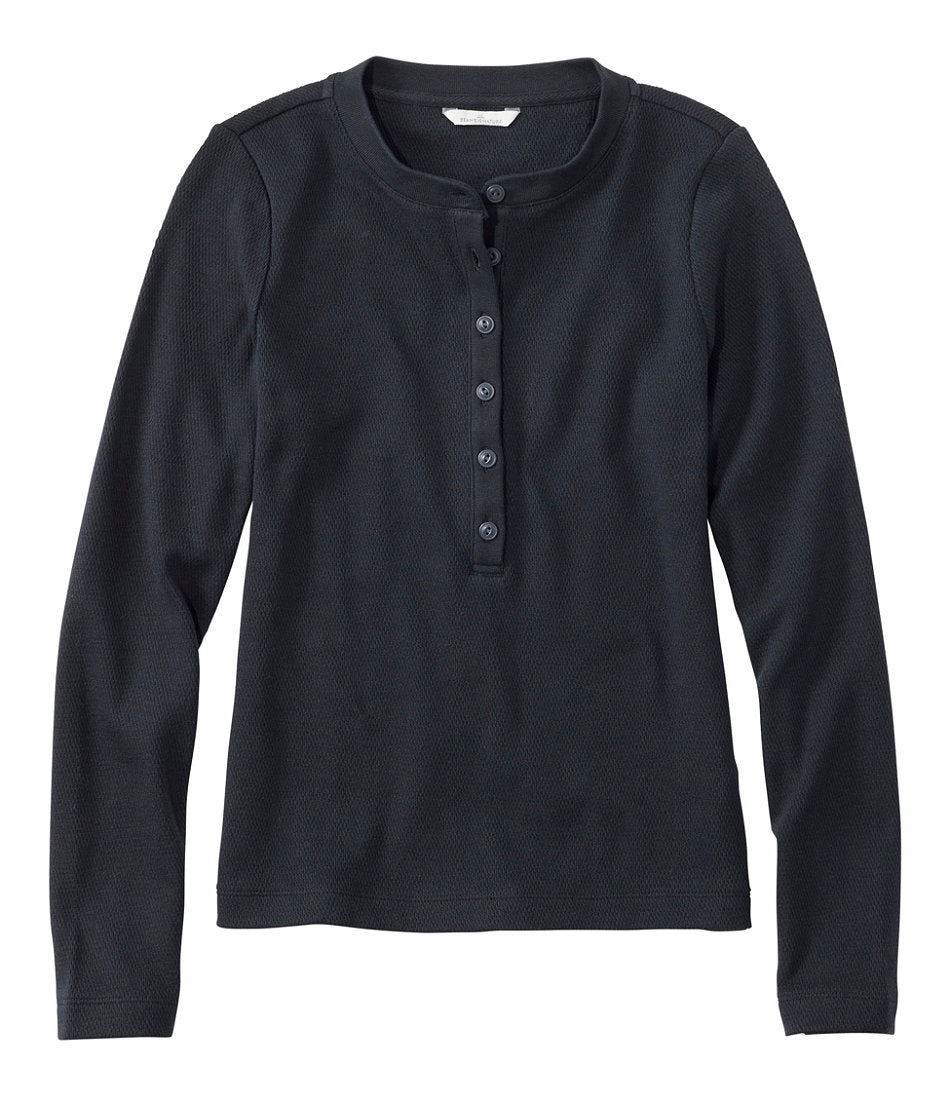 Women's Signature Premium Thermal Tops, Long-Sleeve Henley Shirt | L.L.Bean sale