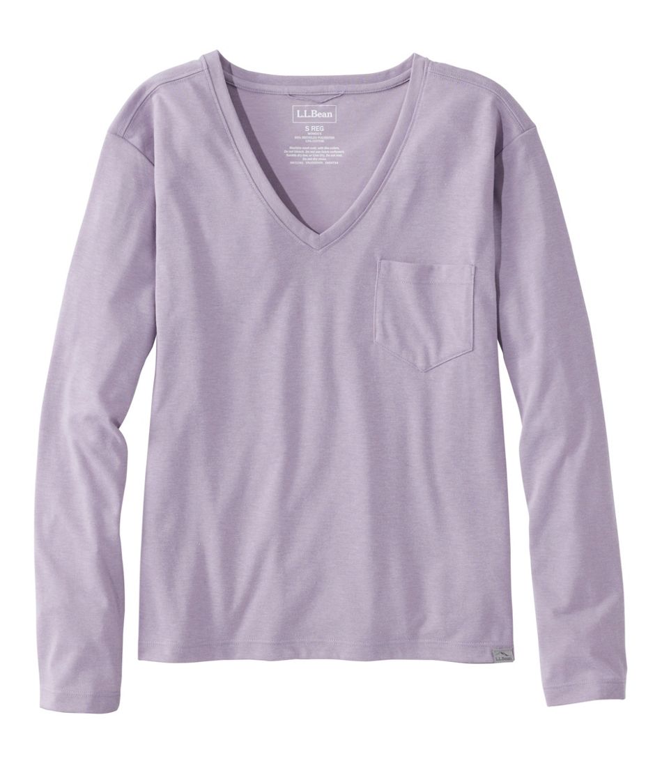 Women's Vista Camp V-Neck Pocket Tee, Long-Sleeve | L.L.Bean discount