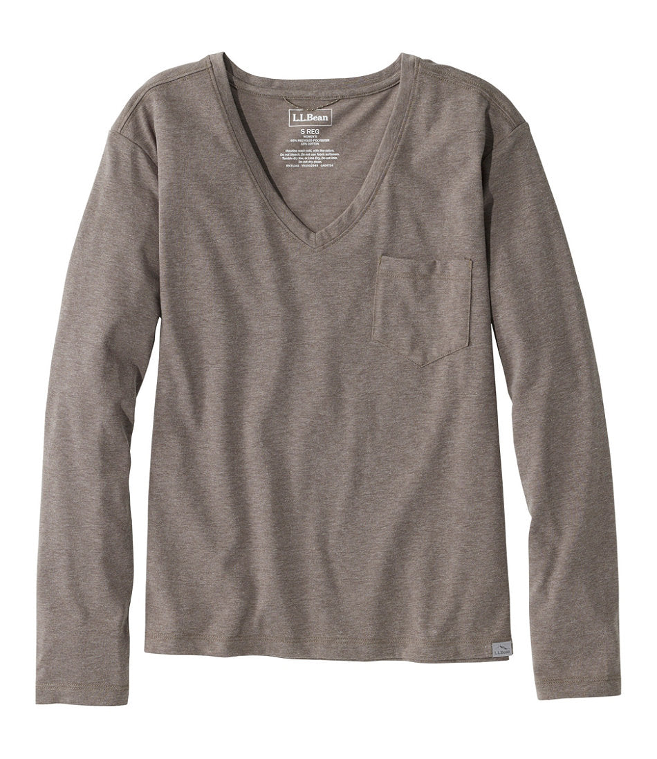 Women's Vista Camp V-Neck Pocket Tee, Long-Sleeve | L.L.Bean discount