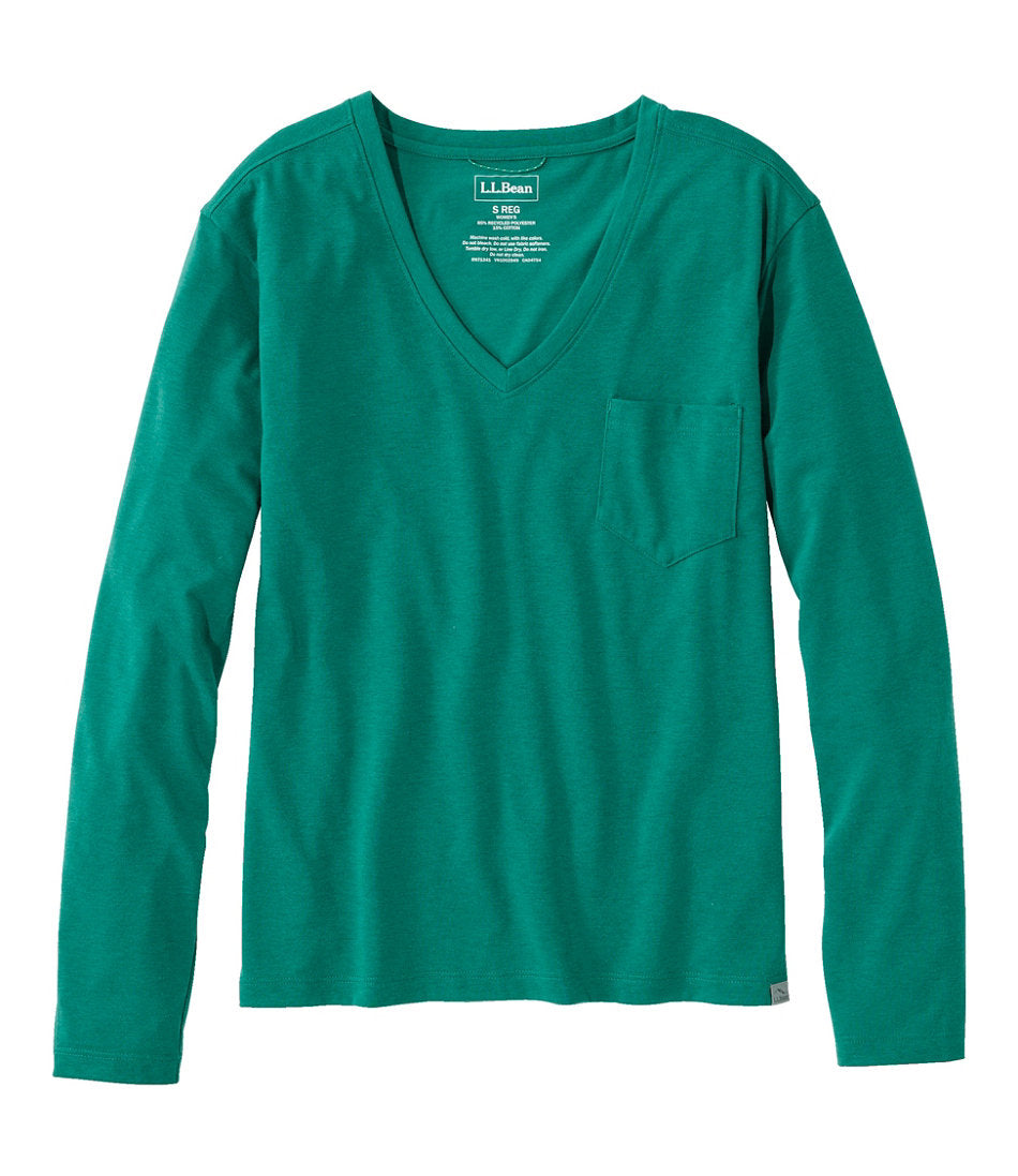 Women's Vista Camp V-Neck Pocket Tee, Long-Sleeve | L.L.Bean discount