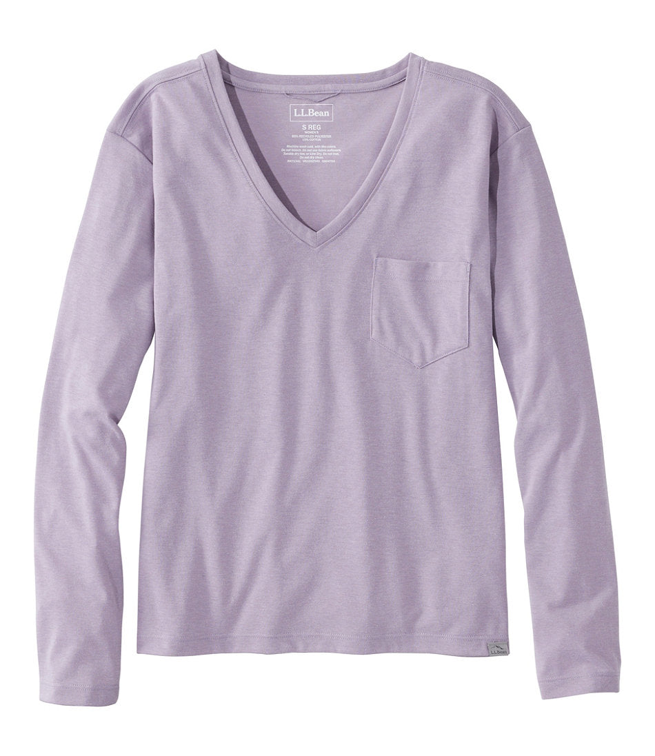 Women's Vista Camp V-Neck Pocket Tee, Long-Sleeve | L.L.Bean discount