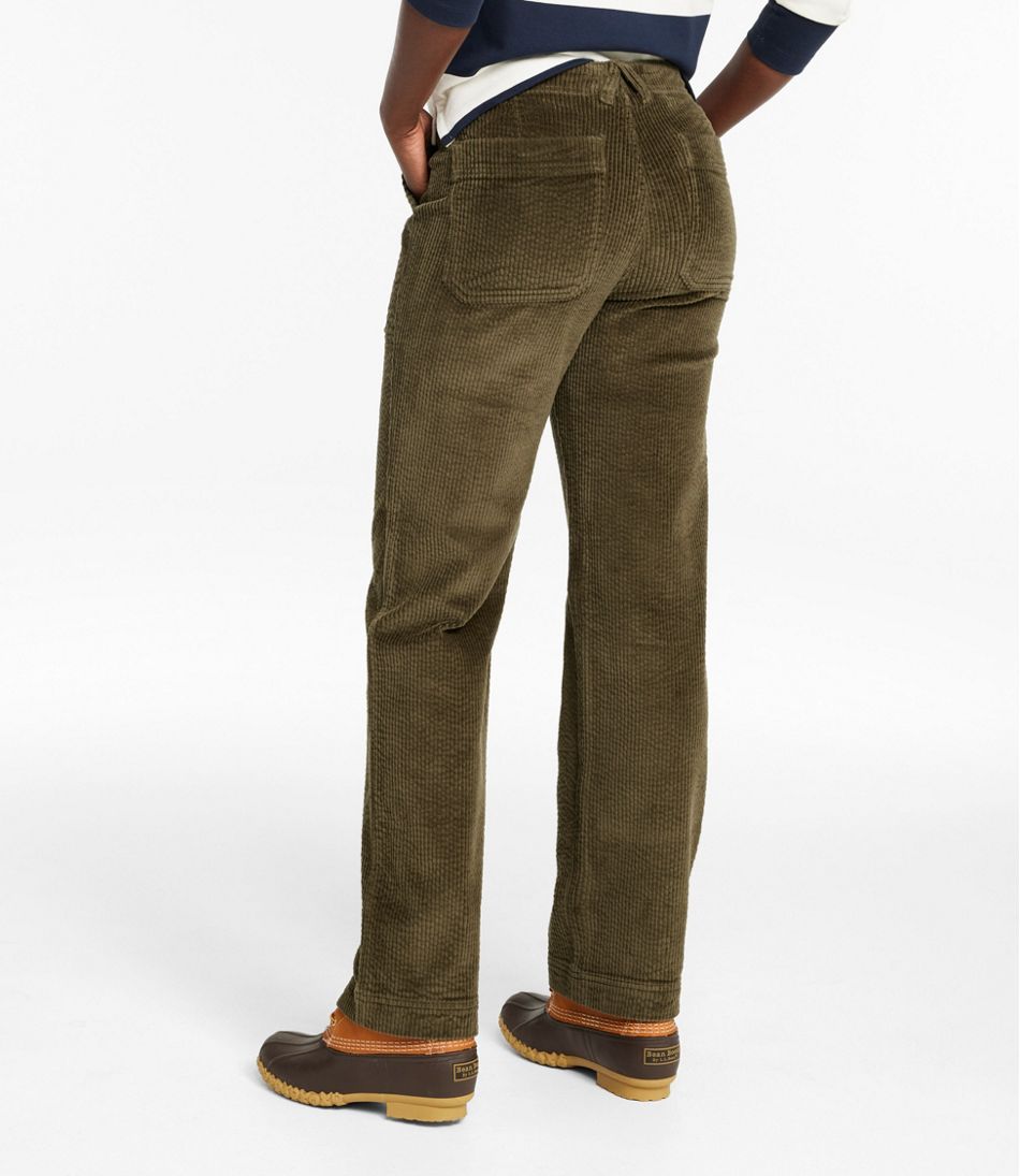 Women's Signature Utility Corduroy Pants, Mid-Rise Straight-Leg | L.L.Bean discount