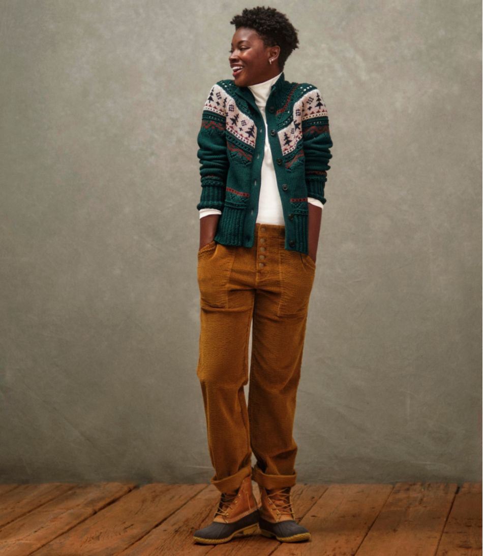 Women's Signature Utility Corduroy Pants, Mid-Rise Straight-Leg | L.L.Bean discount