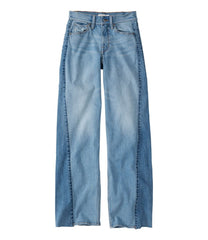 Women's Signature 1912 Premium Jeans, High-Rise Relaxed Wide-Leg | L.L.Bean on sale