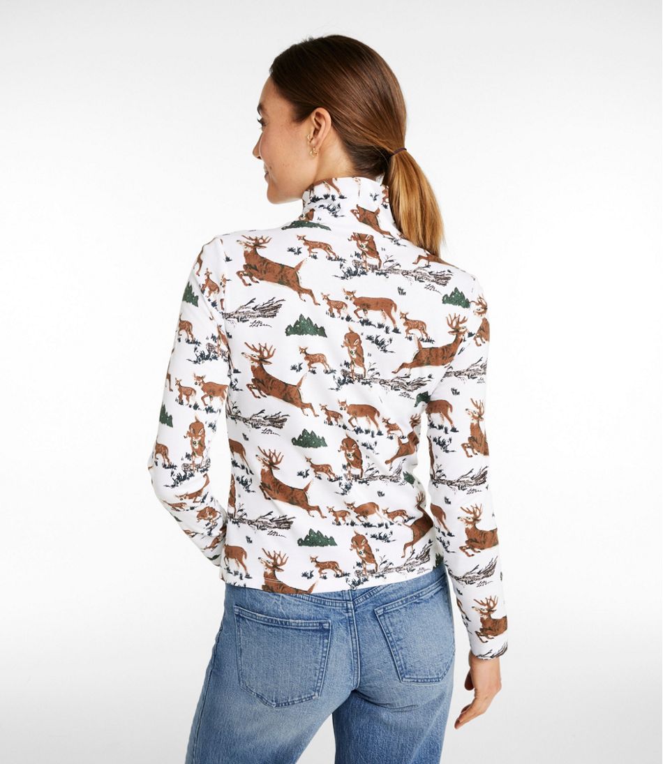 Women's Signature Lightweight Cotton Turtleneck, Novelty | L.L.Bean online
