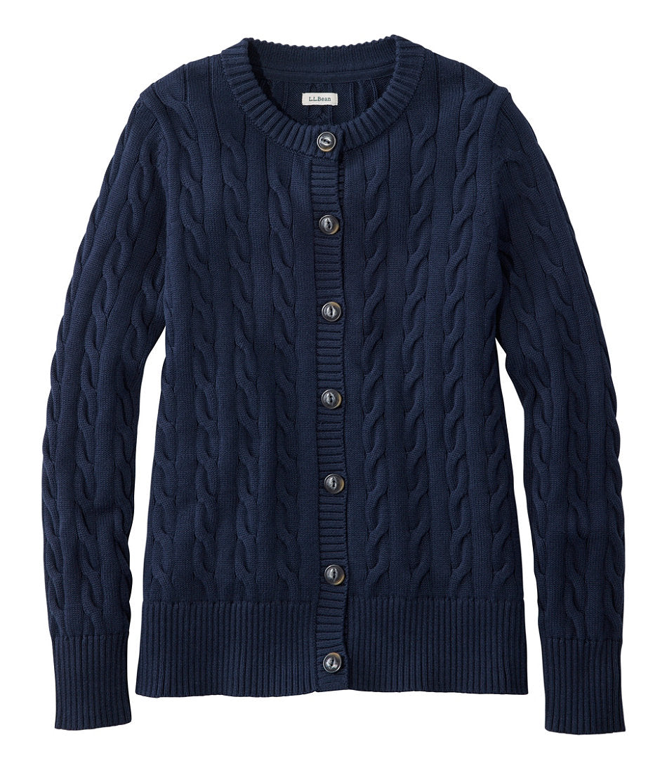 Women's The Original Double L® Sweater, Cable Cardigan | L.L.Bean online