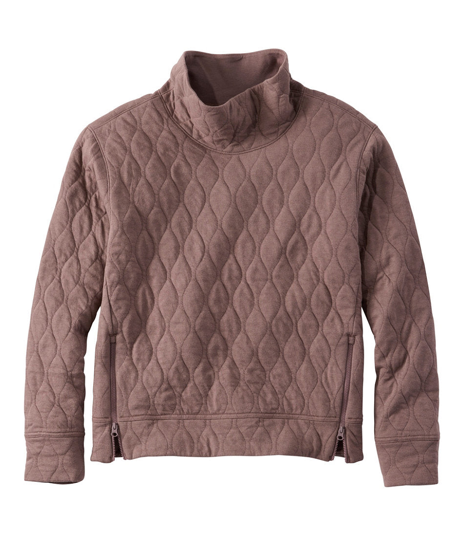 Women's VentureSoft Quilted Funnelneck Pullover | L.L.Bean for sale