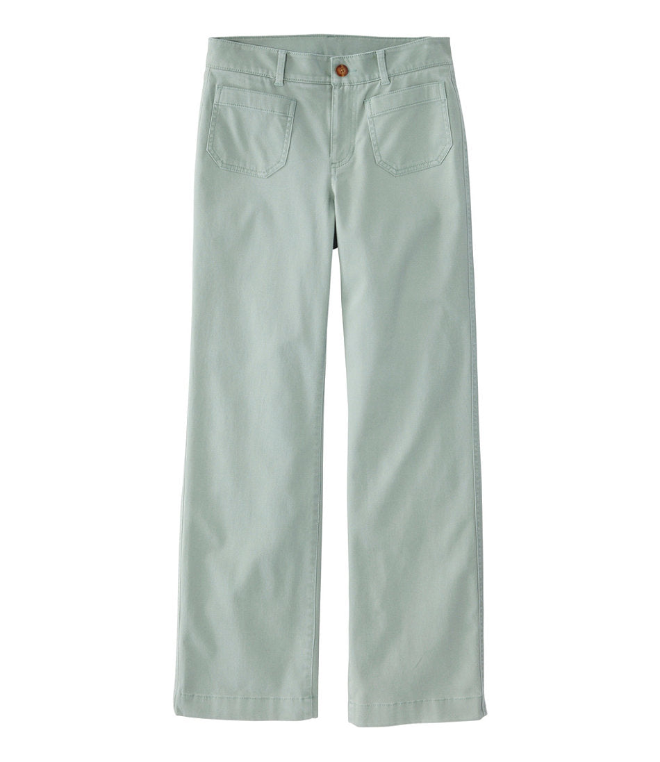 Women's Comfort Stretch Patch Pocket Pants, Mid-Rise Wide Straight-Leg Chino | L.L.Bean near me