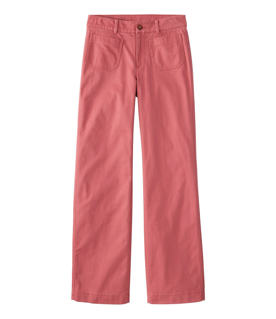 Women's Comfort Stretch Patch Pocket Pants, Mid-Rise Wide Straight-Leg Chino | L.L.Bean near me