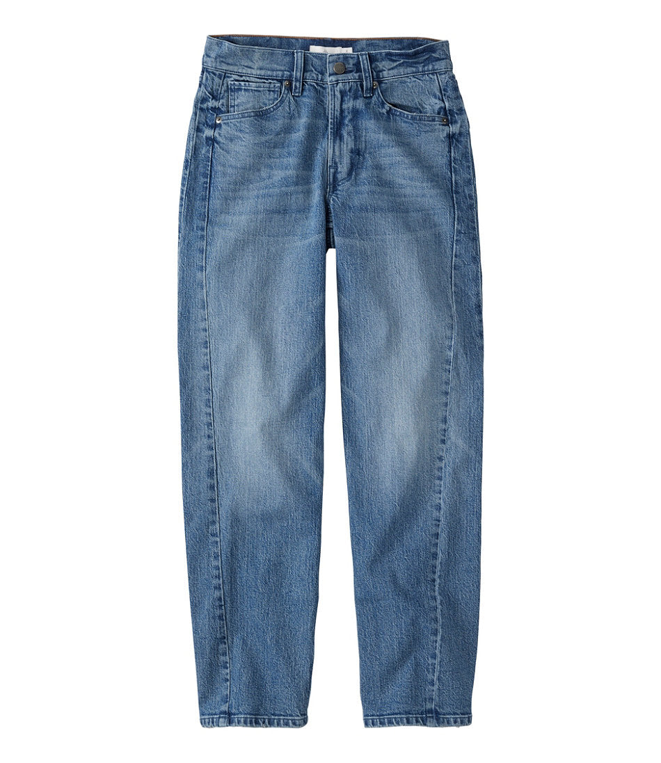Women's Signature 1912 Premium Jeans, High-Rise Barrel Ankle | L.L.Bean outlet