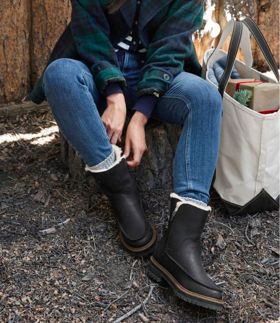 Women's Camden Hill Moto Boots | L.L.Bean on sale