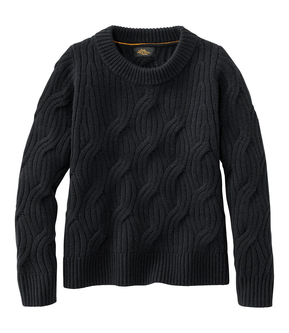Women's Signature Premium Cashmere Cable Sweater, Crewneck | L.L.Bean near me