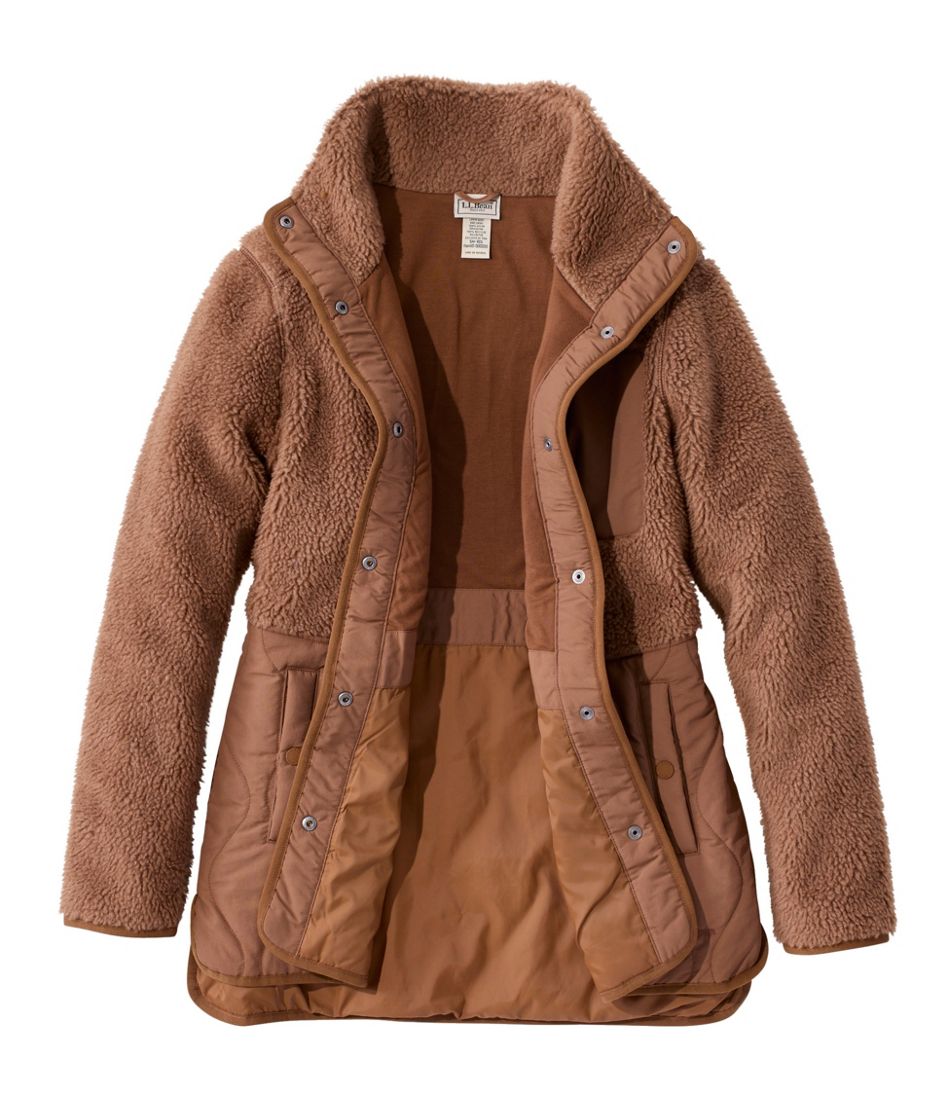 Women's Bean's Mixed Media Sherpa Fleece Jacket | L.L.Bean discount